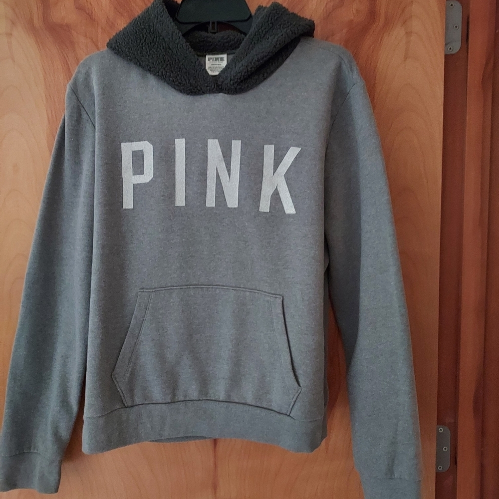 PINK Victoria's Secret Gray Hoodie for Women